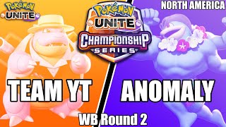 Team YT vs Anomaly - PUCS NA March Qualifier WB Round 2 | Pokemon Unite
