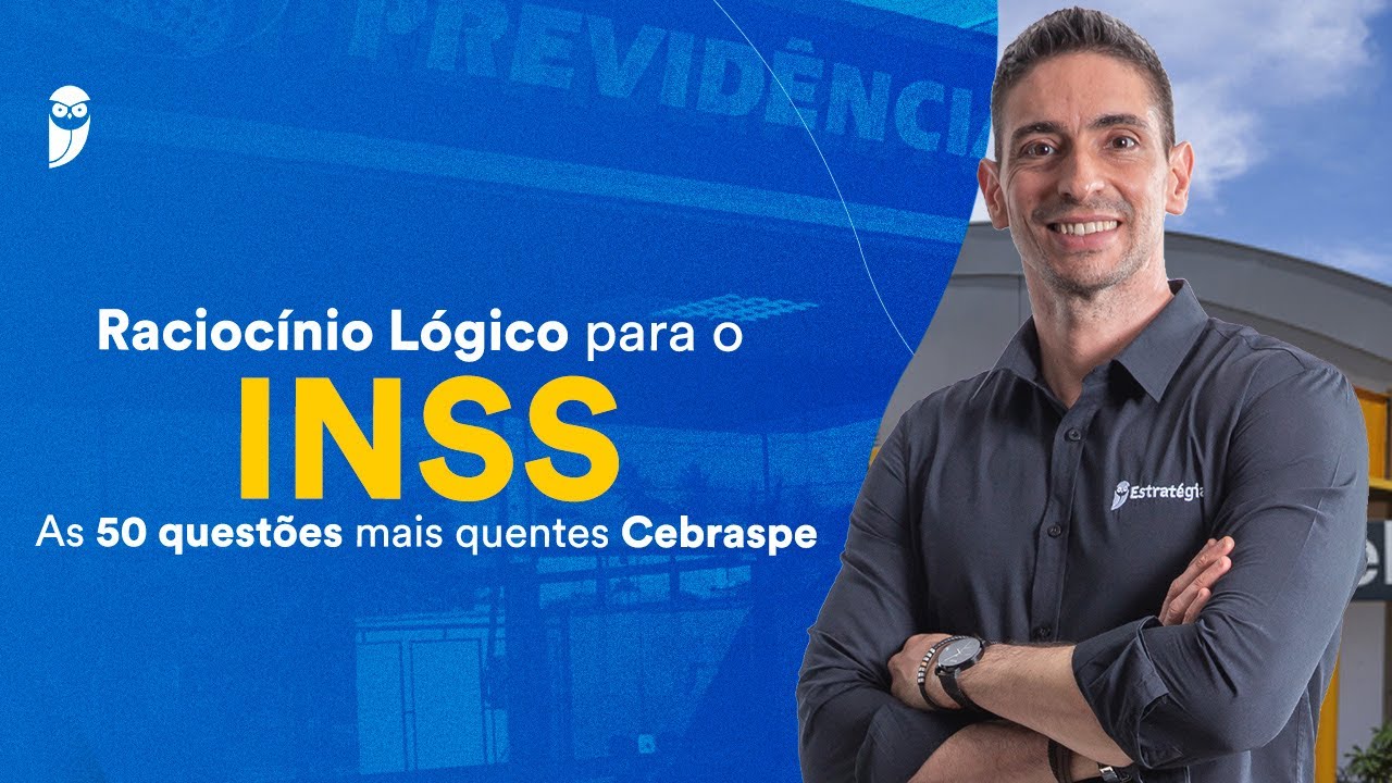 Watch Now Raciocínio Lógico para o INSS: As 50 questões mais quentes Cebraspe - Prof. Brunno Lima Raciocínio Lógico para o INSS: As 50 questões mais quentes Cebraspe - Prof. Brunno Lima