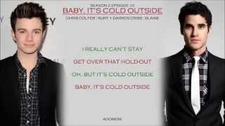 Glee _ Baby, It&#39;s Cold Outside Lyrics