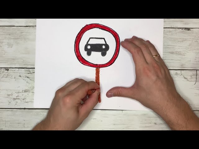 Как Нарисовать Знак Велосипеда