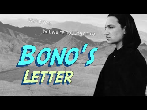 U2보노가 문대통령에게 보낸 편지
