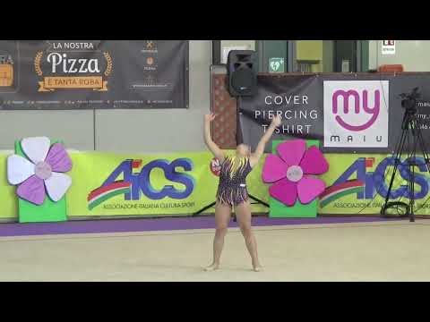 Campionato Nazionale AICS 17/04/18  -  Sara Bagneschi  corpo libero e cerchio