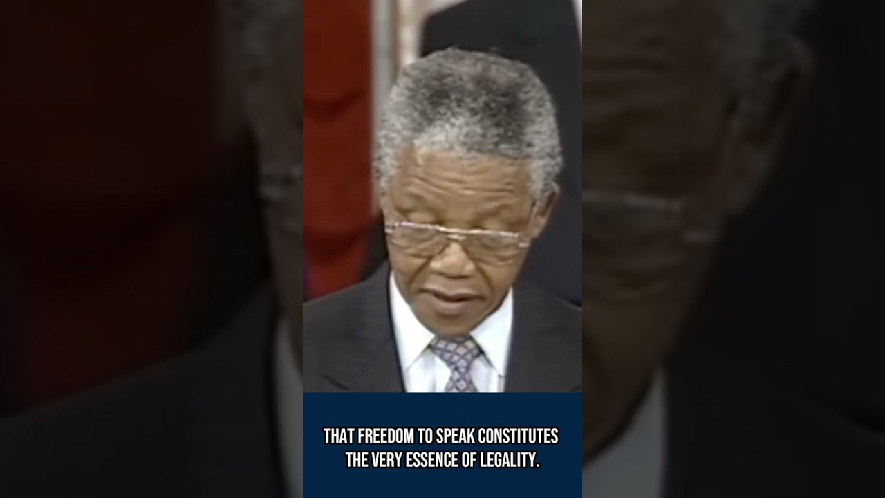 Nelson Mandela's principles of democracy