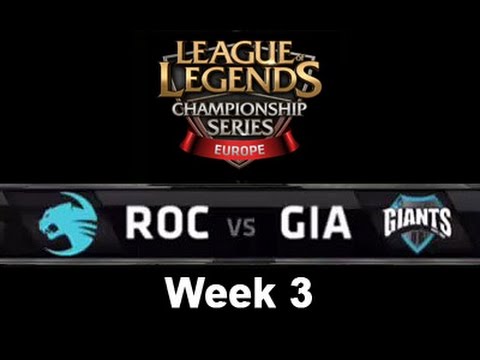 ROC vs GIA EU LCS Split 2015 - Week 3