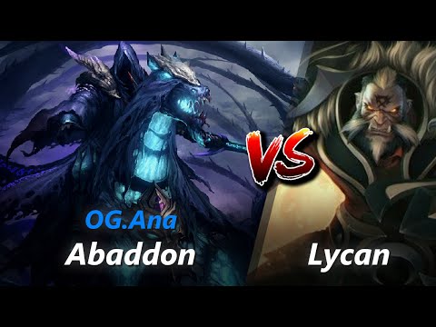 Ana safelane Abaddon vs Lycan/Grimstroke | First 10 minutes