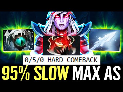 🔥 Drow Ranger MoM + Eye of Skadi 0/5/0 Hard Comeback — NEW META 95% SLOW MAX AS Carry Dota 2 Pro