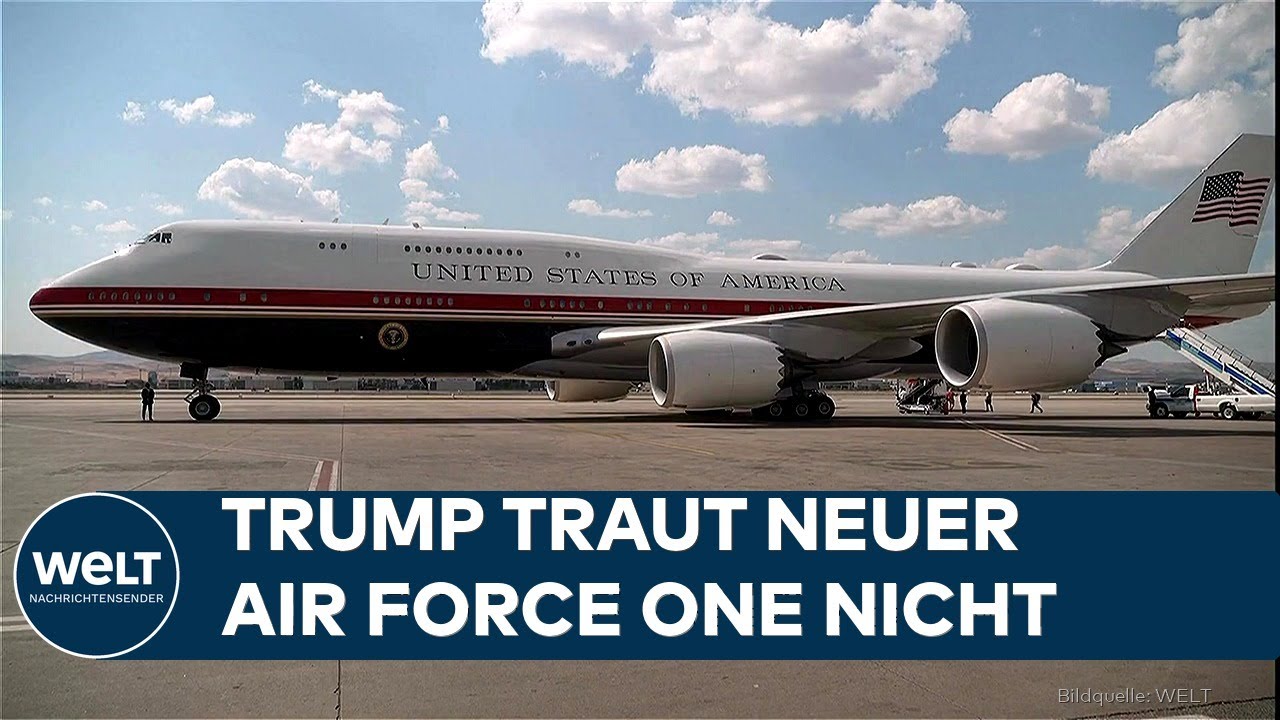 AIR FORCE ONE: Trump traut neuer Präsidentenmaschine offenbar nicht – Rückflug im alten Jet