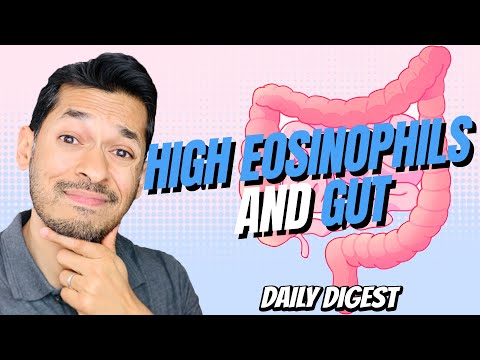 What Is Correlation Between High Eosinophils And Gut?