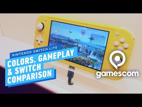 Nintendo Switch Lite Is Here! All Colors, Gameplay, and Switch Comparison - Gamescom 2019