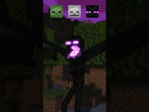 Mutant Zombie,Skeleton and Enderman #mutant #monsterschool