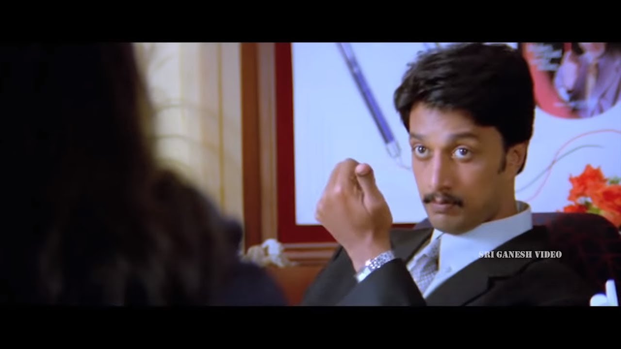 Sudeep Best Job Interview Scene | Kiccha Sudeep | Poonam | Vaali Kannada Movie