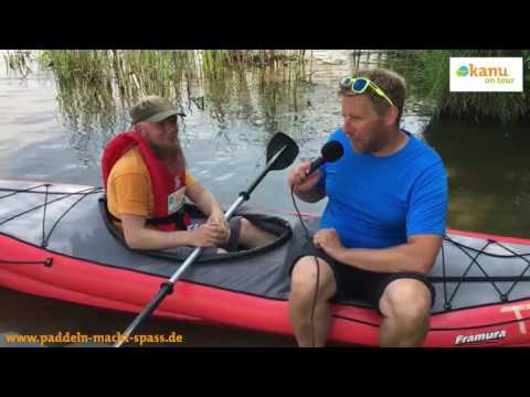 Kanu on Tour 2016  - Tester am Plauer See