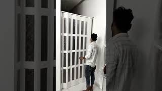 #newdesign#sliding#pvc#folding#door#home #kitchendoor#mumbai#white#profile#interiordesign#pvcpartion