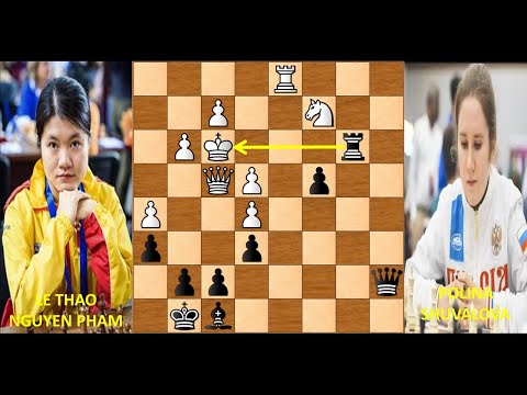 Le Thao Nguyen Pham VS Polina Shuvalova.  Women's Speed Chess Championship 2021.