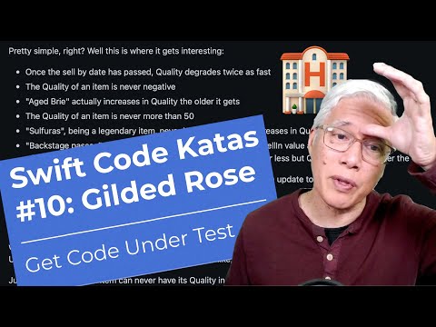 Get Code Under Test / Swift Code Katas #10: Gilded Rose (Live Coding) thumbnail