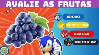 Ajude o SONIC a Avaliar as Frutas! 🍓🍌 | SHOW QUIZ
