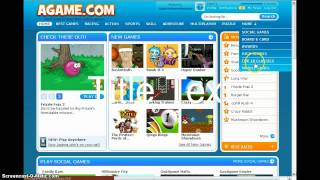 Agame.com - Game website tour