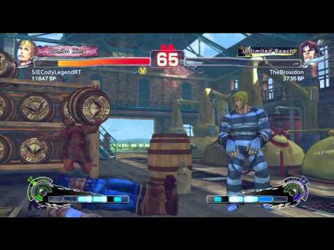 SSF4 AE: SIECodyLegendRT (Cody) VS TheBrosidon (T. Hawk)