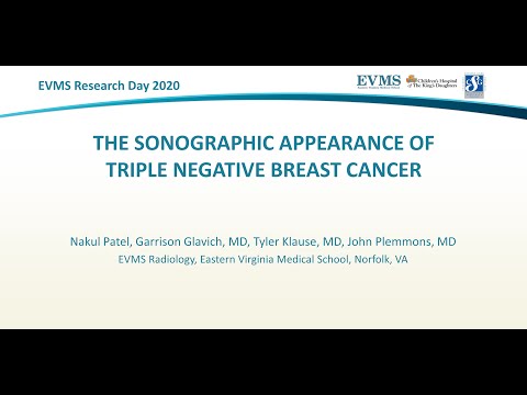 Thumbnail image of video presentation for The sonographic appearance of triple negative breast cancer