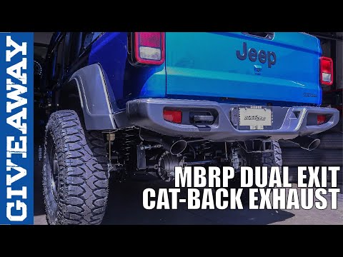 MBRP Dual Exit Cat-Back Exhaust Install - Jeep Gladiator JT