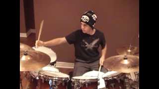 preview picture of video 'Gianluca Servello Drumming  - Avenged Sevenfold's Bat Country'