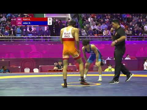 Gilman USA - Ravi IND | Wrestling Highlight