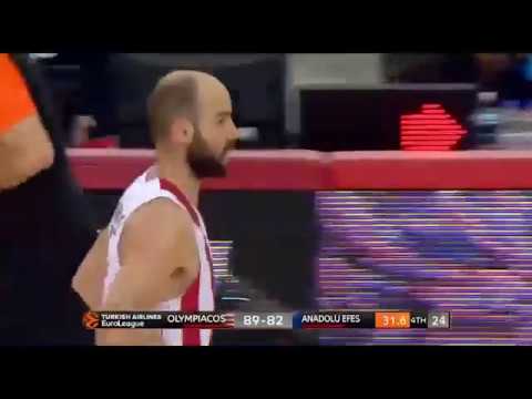 Olympiacos-Anadolu Efes (89-82): Vassilis Spanoulis 17 pts 8 as | Eurohoops