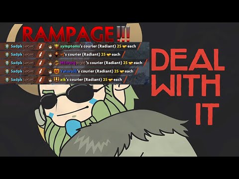 Furion 5 courier Rampage in Yatoro's stream | When over efficiency works against the best players