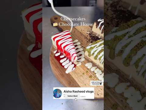🚨MUST TRY Cheesecakes 🚨from chocolate 🍫 house #shorts #youtubeshorts