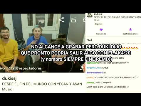 SIEMPRE FINE, AK4:20 Y DUKI (DUKI HABLA DEL TEMA)