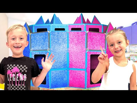 We Built a HUGE Fort in Ivy's Room!!