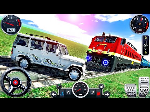 Indian Bikes Driving Simulator 3D - SUV Mahindra Bolero and Train 2024 - Android GamePlay #7
