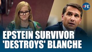 'Blanche Didn't Protect Us, He Exposed Us' Epstein Survivor Drops Bombshell Ahead Of Confirmation