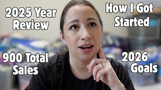 Recapping My First Year Reselling Online and Setting Goals for 2026