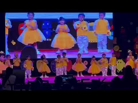 Reesha's 1st stage performance at annual meet at Nature's lap pre school