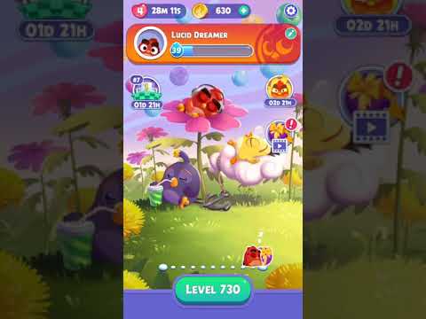 Angry Birds Dream Blast - Level 730 - NO BOOSTERS