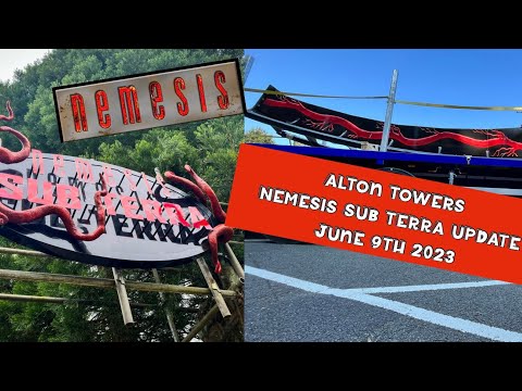 Alton Towers - Nemesis/ Sub Terra Update June 9th 2023