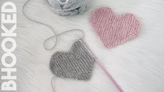 Knitted Hearts for Valentine's Day! ❤