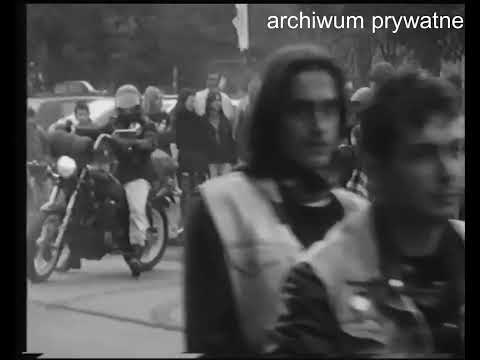 Zlot moto w Mońkach lata 90-te
