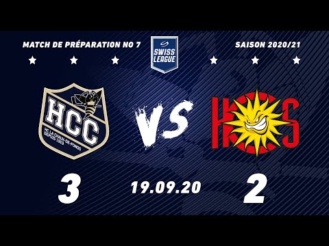 19.09.2020 HC La Chaux-de-Fonds -  HC Sierre (3-2)