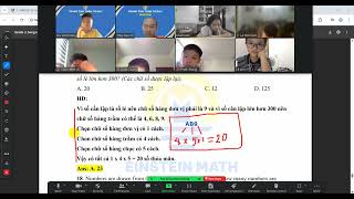 3T2. Buổi 8. Tổ hợp - phần 2 | ToanETM-0869386673