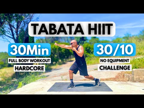 Tabata Hiit 30MIN HARDCORE / FULL BODY WORKOUT / Tabata 30/10