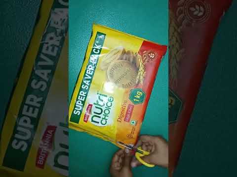 Britannia Nutri Choice #shorts  #youtubeshorts #ytshorts #review #unboxing #biscuit  #foodlover