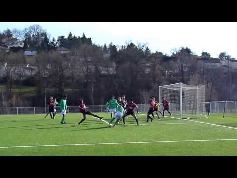 19/02/2017 U17 N : ASSE 4 -Clermont 0 (But de Francis Ménétrieux)