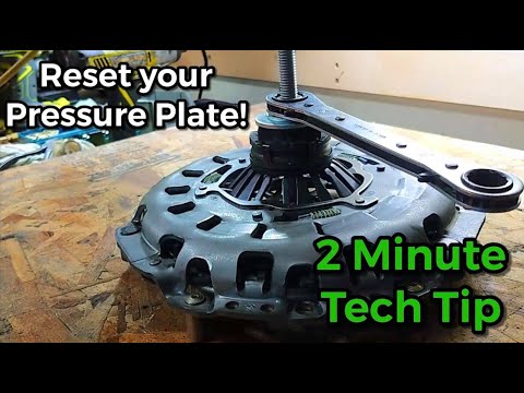 How to reset a self adjusting pressure plate with standard tools - 2 min Tech Tip