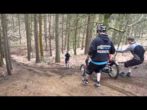 Rob trying the Boma bike | The Active Hands Company