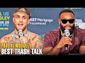 JAKE PAUL VS TYRON WOODLEY - ALL THE BEST TRASH TALK FROM PRESS CONFERENCES & BUILD UP TO FIGHT