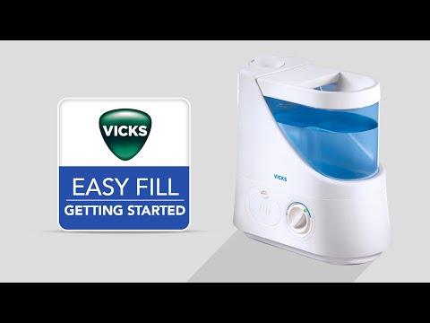 Vicks EasyFill Cool Mist Humidifier VUL570 - Getting Started