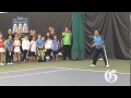 Tennis Legend Michael Chang Gives A Clinic