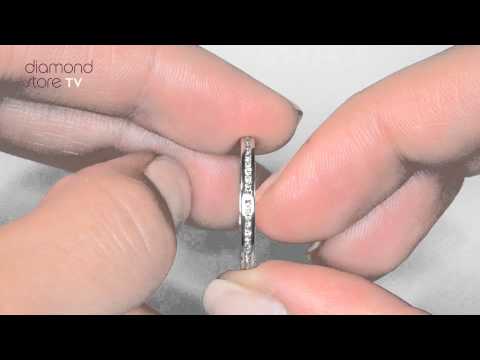 HG33-72Y - 0.50ct Rae Full Diamond Eternity Ring In 18K White Gold